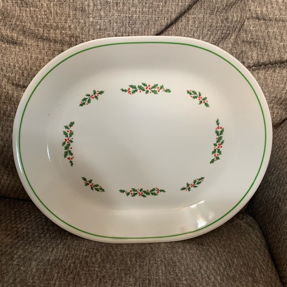 SOLD ON ANOTHER SITE Corelle Christmas Platter